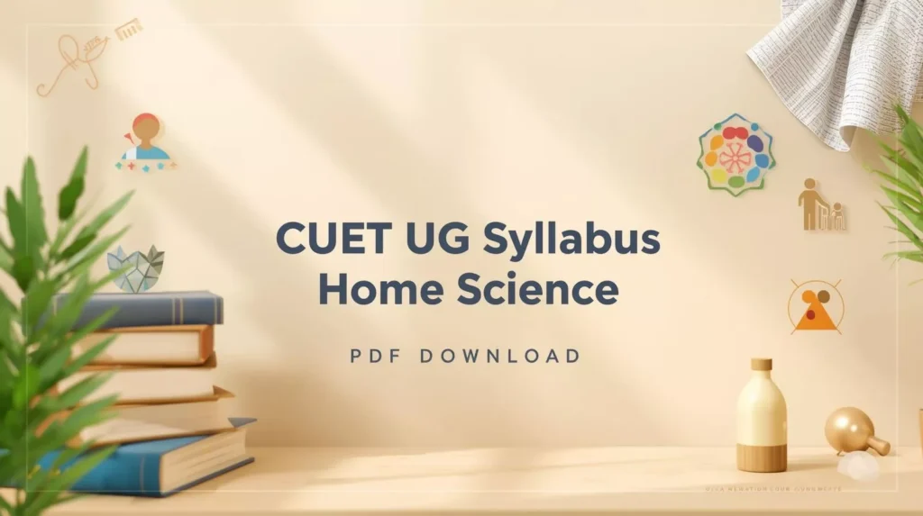 CUET UG Syllabus Home Science
