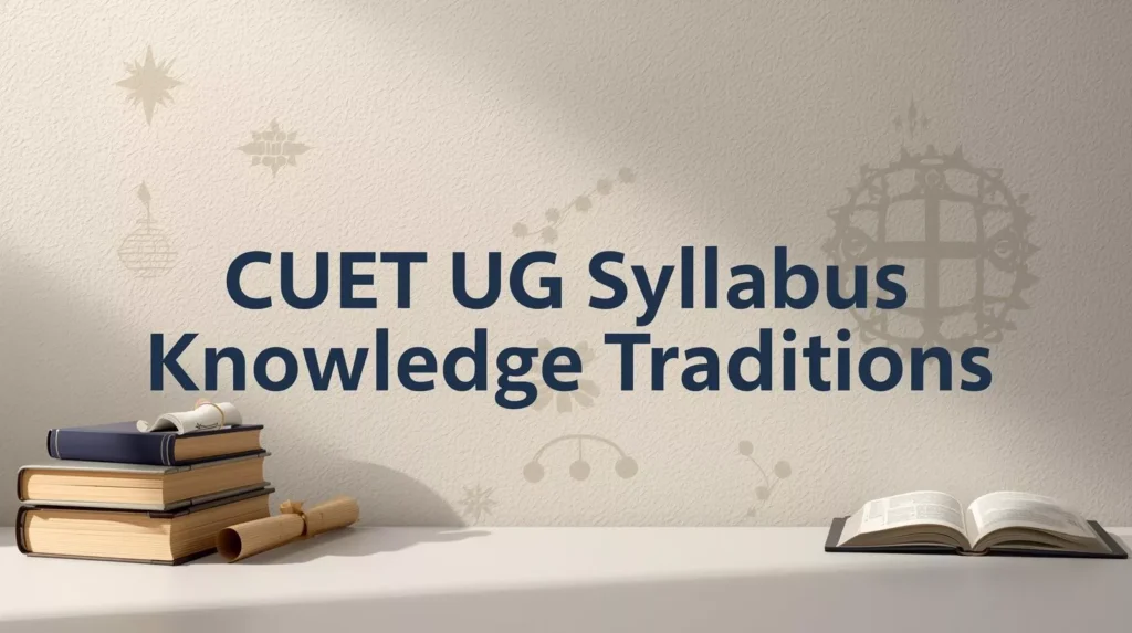 CUET UG Syllabus Knowledge Traditions