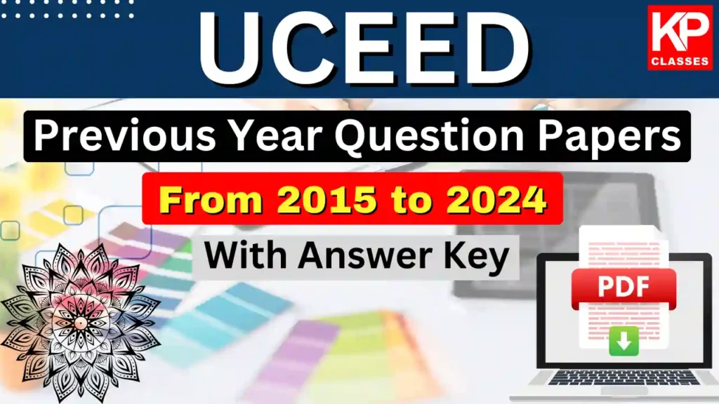 UCEED Previous Year question Papers