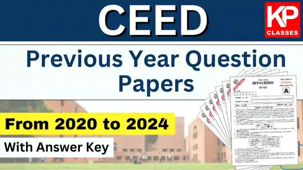 CEED Previous Year Question Papers