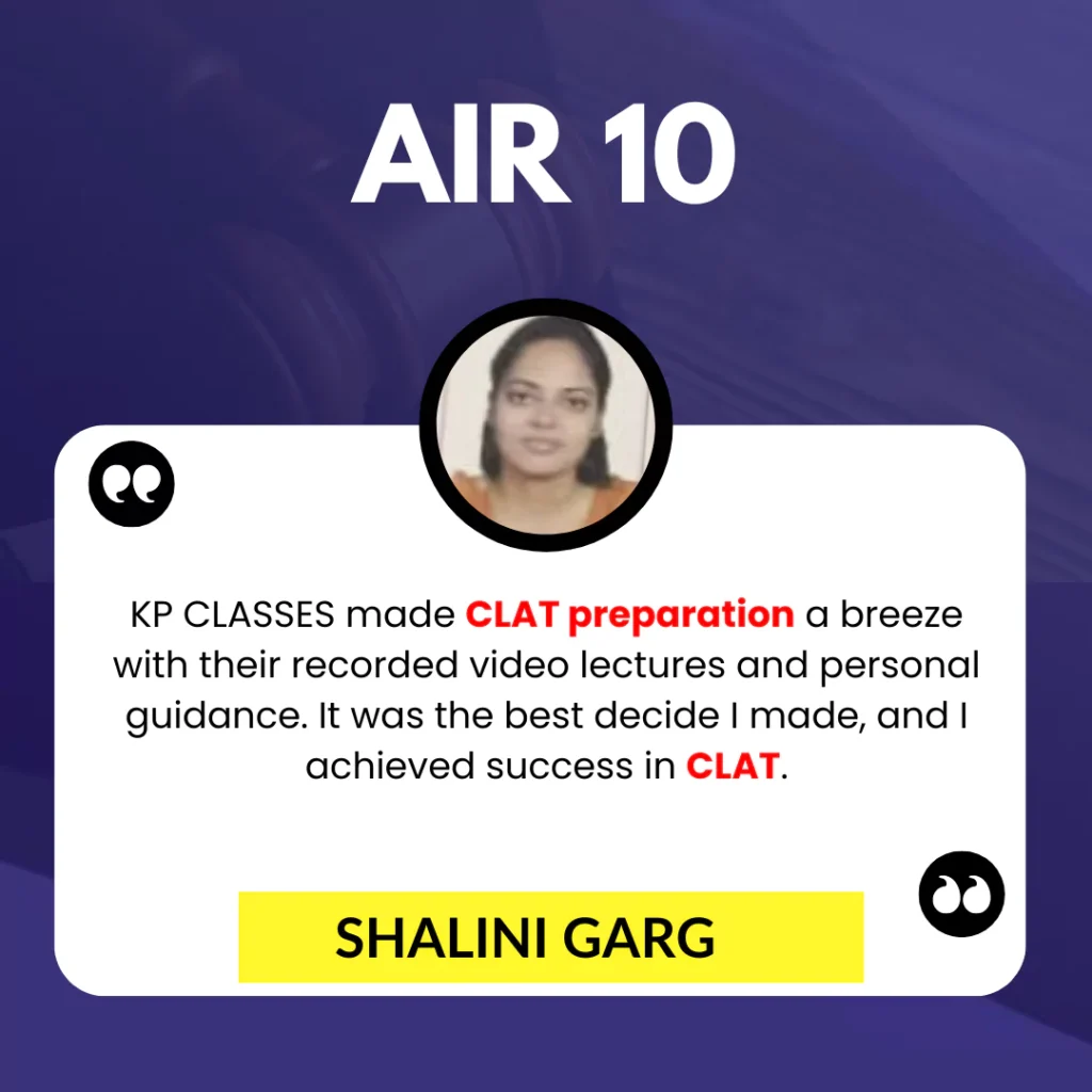 KP Classes CLAT Student Testimonial (2)