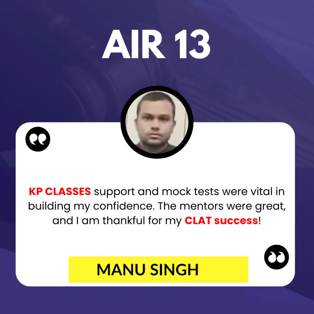 KP Classes CLAT Student Testimonial (3)