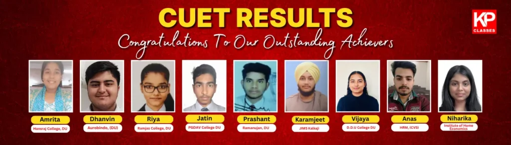 CUET Result by KP Classes