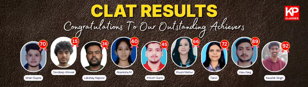 CLAT Result by KP Classes