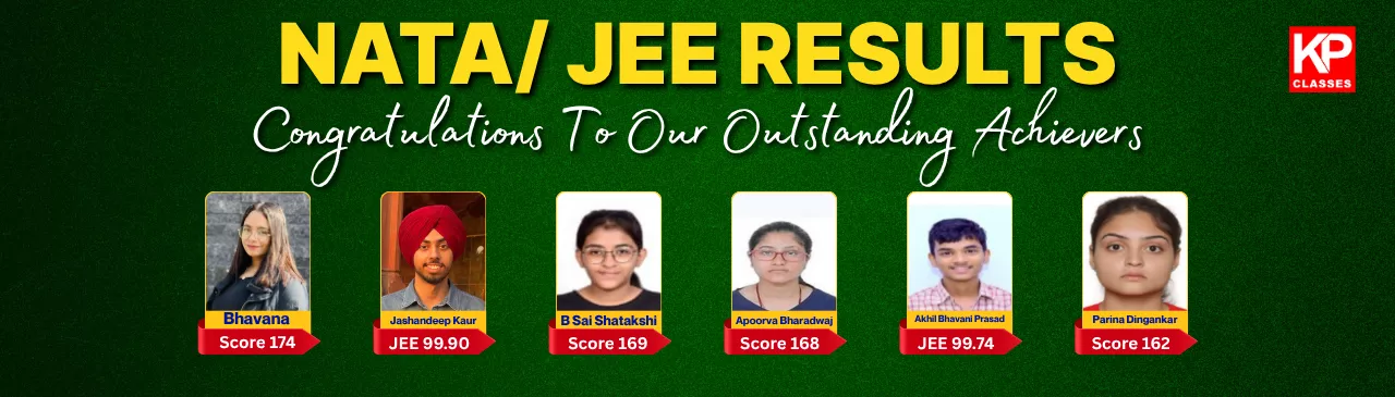 NATA & JEE Result By KP Classes